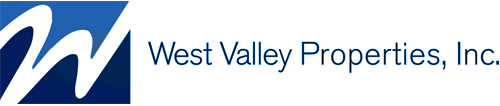West Valley Properties, Inc. logo in the color blue
