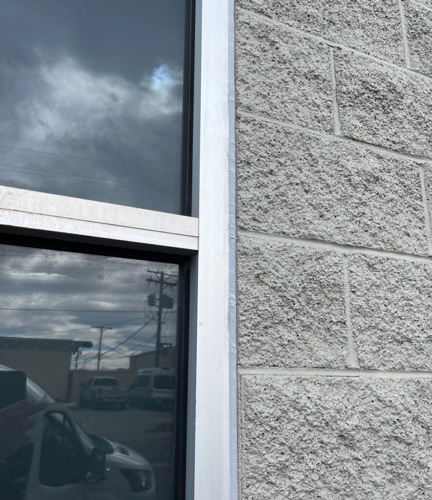 Exterior window and seal