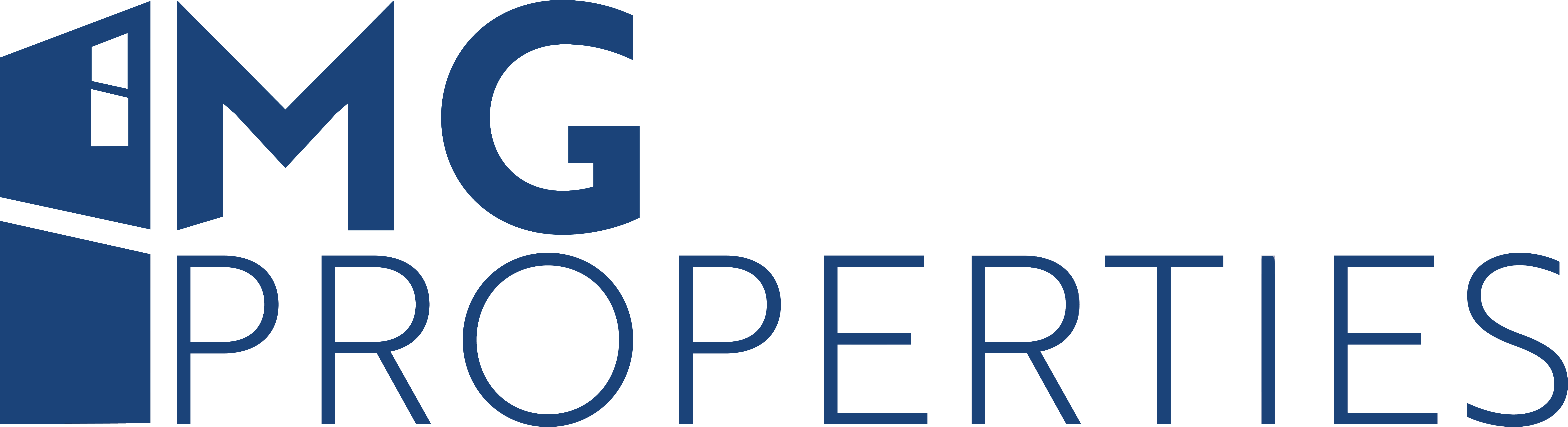 IMG Propereties Logo in a navy blue color