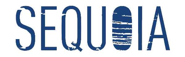 Sequoia Logo in a navy blue color
