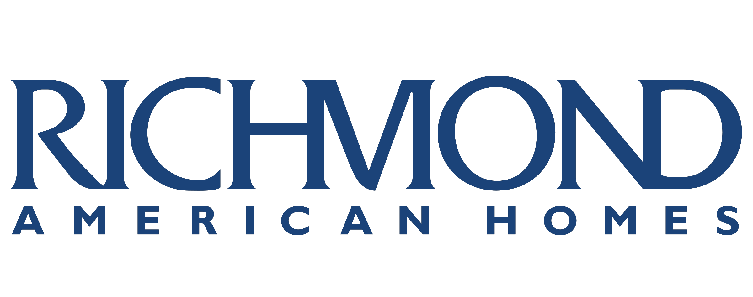 Richmond American Homes Logo in a navy blue color